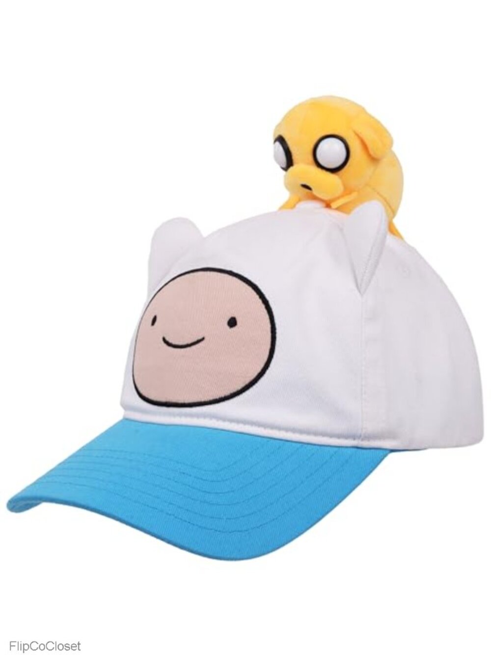 Adventure Time Finn Baseball Cap with Jake Plush